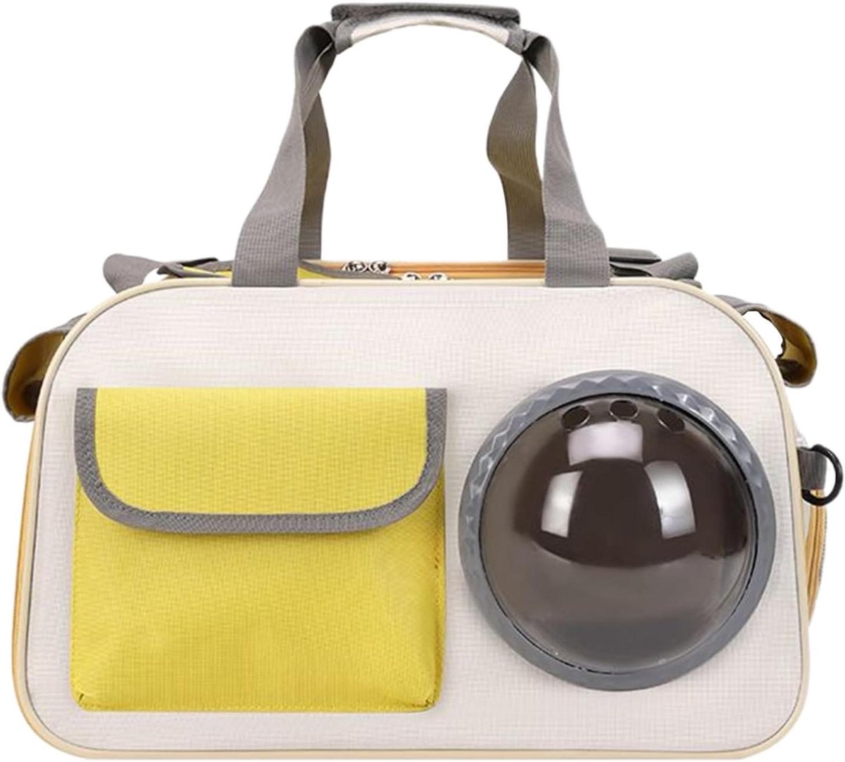 Katten Schouder Tas - Draagbare Kattenmand - Huisdier Vervoeren - Ademend en Zichtbaar - 42.6L x 29.2B x 13.1H cm