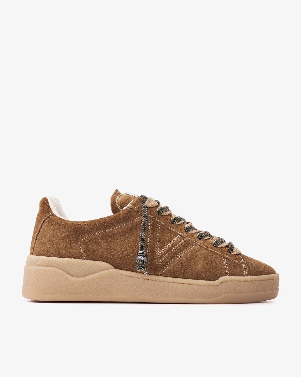 VIA VAI Sam Kyli Sneakers Dames - Suède - Beige - Maat 37