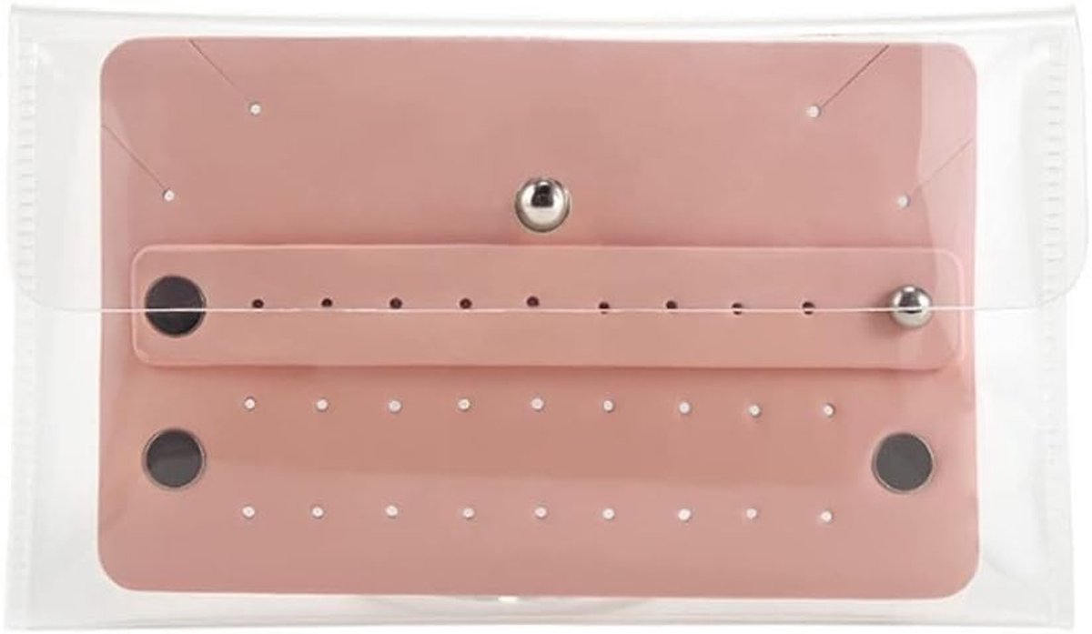 SnelShoppen - Travel Sieraden Organizer - Draagbare Sieradenopbergdoos voor Kettingen, Ringen, Oorbellen en Armbanden - Waterdicht en Stofdicht, Trans
