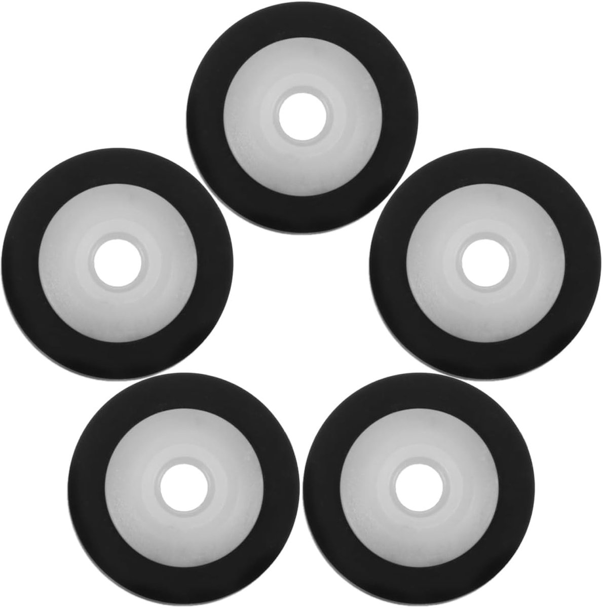 Vaguelly 5pcs roller bearing wheel cassette tape device pressure roller for audio pressure roller for recorder radio - ShopVlot