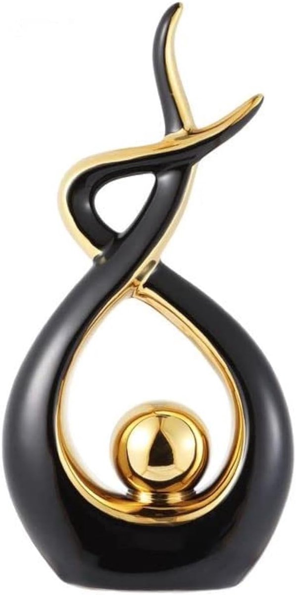 CESTATIVO Home Decoration Modern Abstract Art Ceramic Statue Room Decor Table Decorations for Living Room Dining Room - ShopVlot