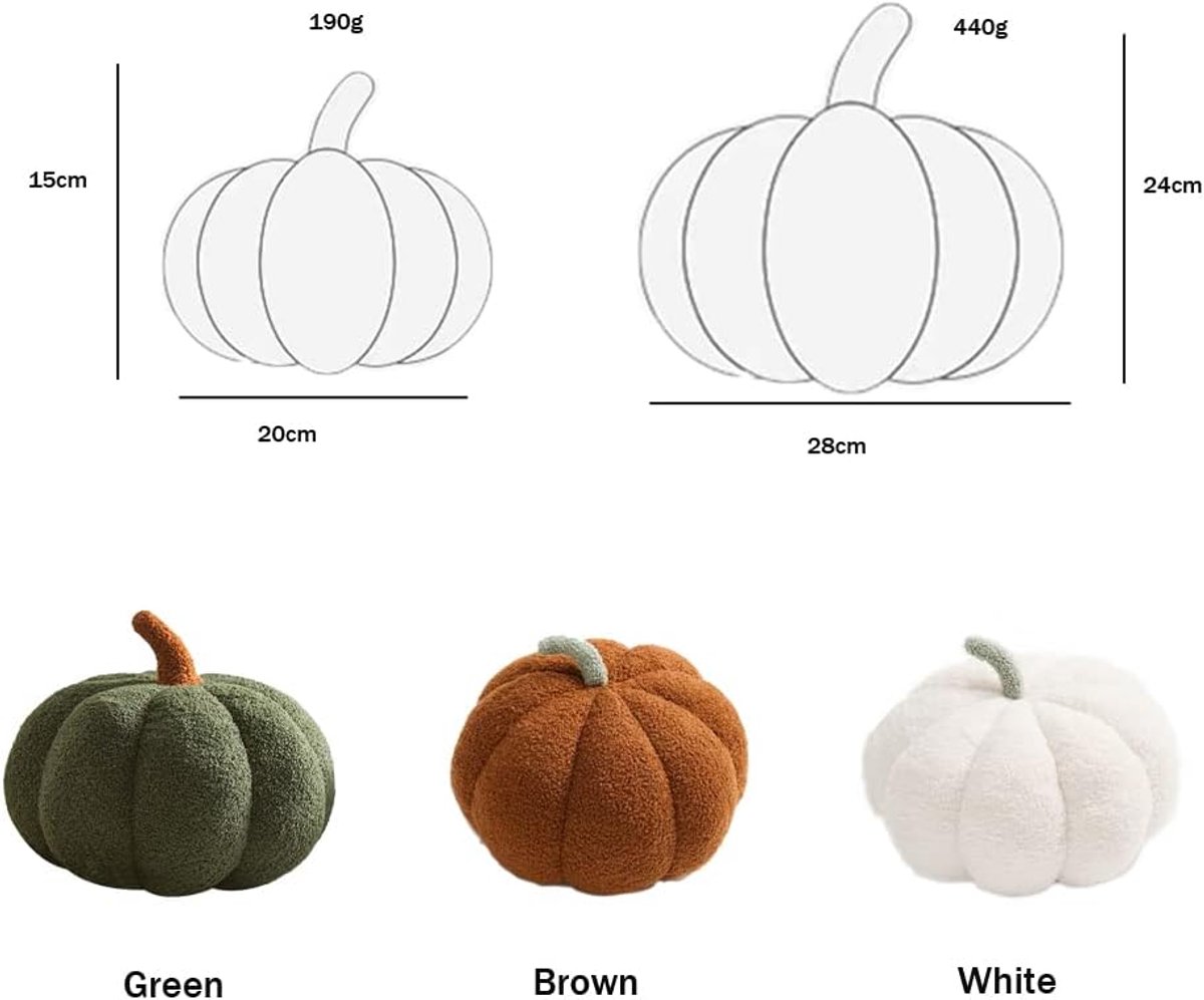 Pumpkin Throw Pillow - SZETOSY Pumpkin Sofa Throw Pillow Decorative for Home Kindergarten Photography Halloween - ShopVlot