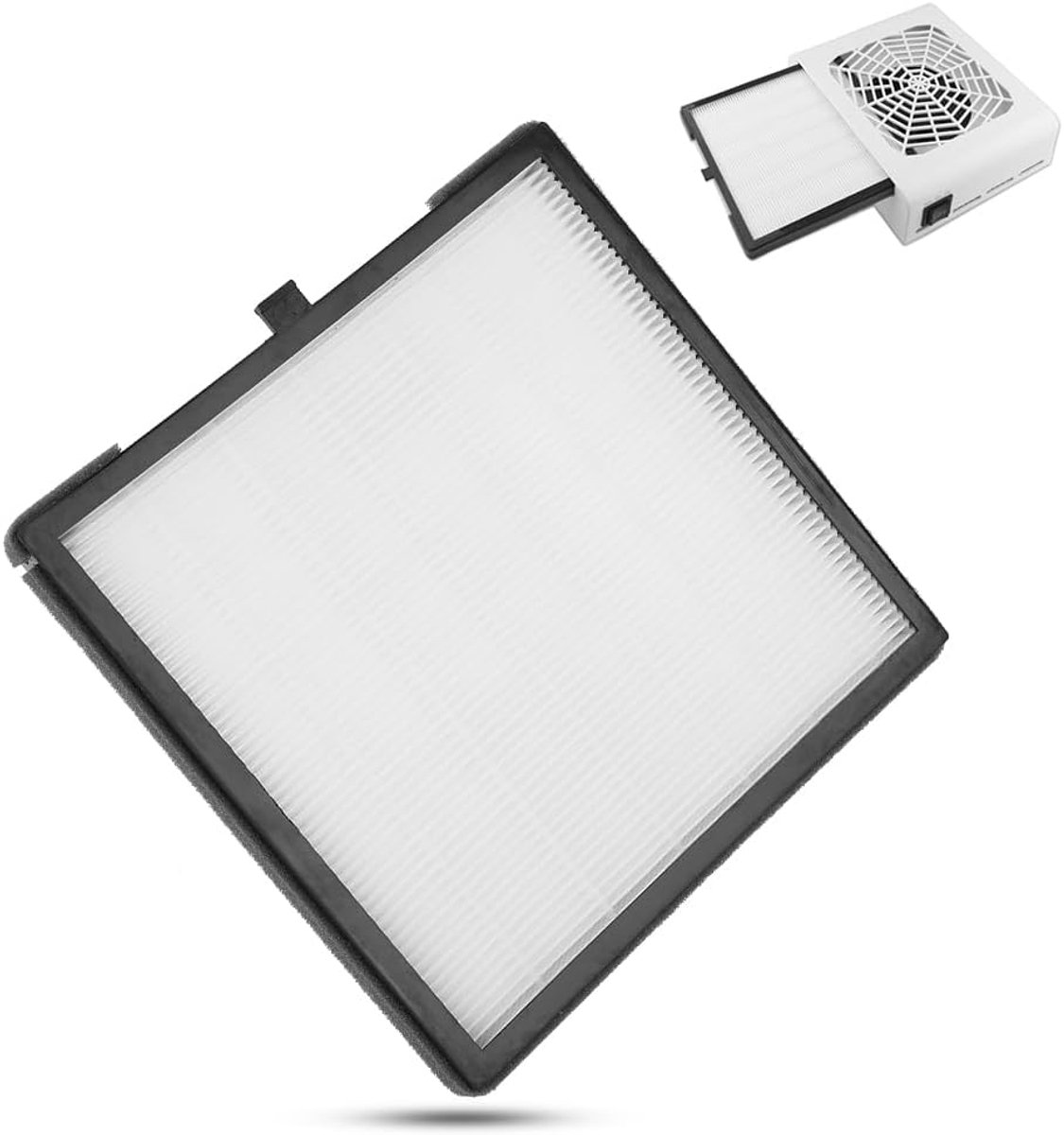 SnelShoppen - Nail Vacuum Filter - Professionele Nagelstofafzuiger met Herbruikbaar Filter - Anti-Lek Filter voor Manicure en Nagelkunst - Efficiënte