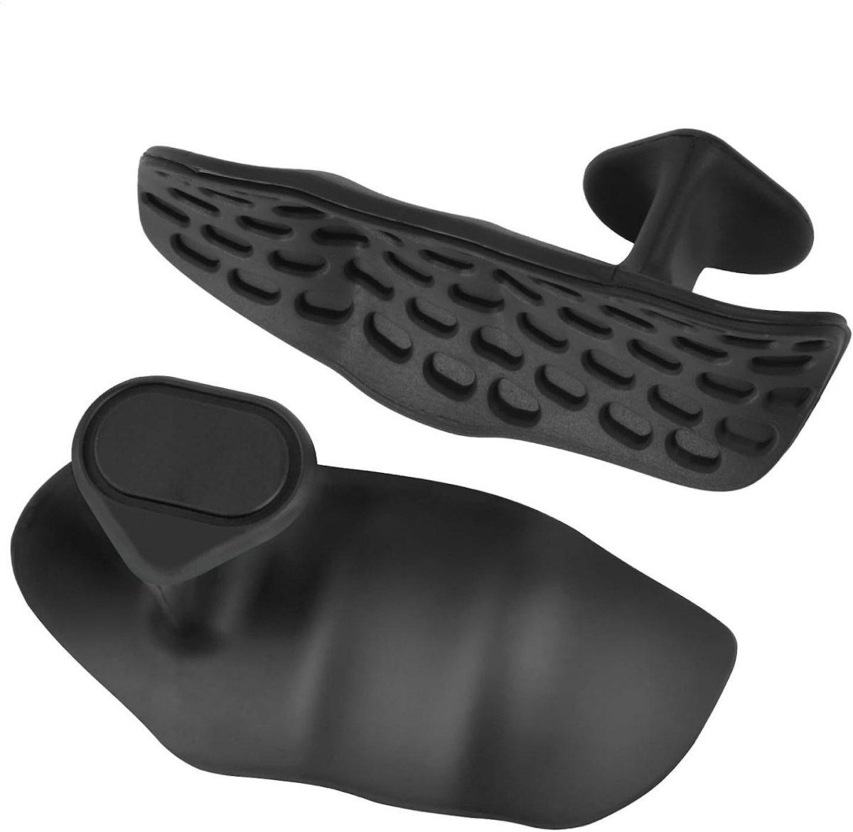 SSTRWGOOD 2 Stuks Handschoenen voor Fitness - Trainingshandschoenen Zonder Vingers - 9,1x4,7x3,3 cm - Antislip en Schokabsorberend - Geschikt voor Mannen en Vrouwen - Siliconen - Zonder Extra Accessoires