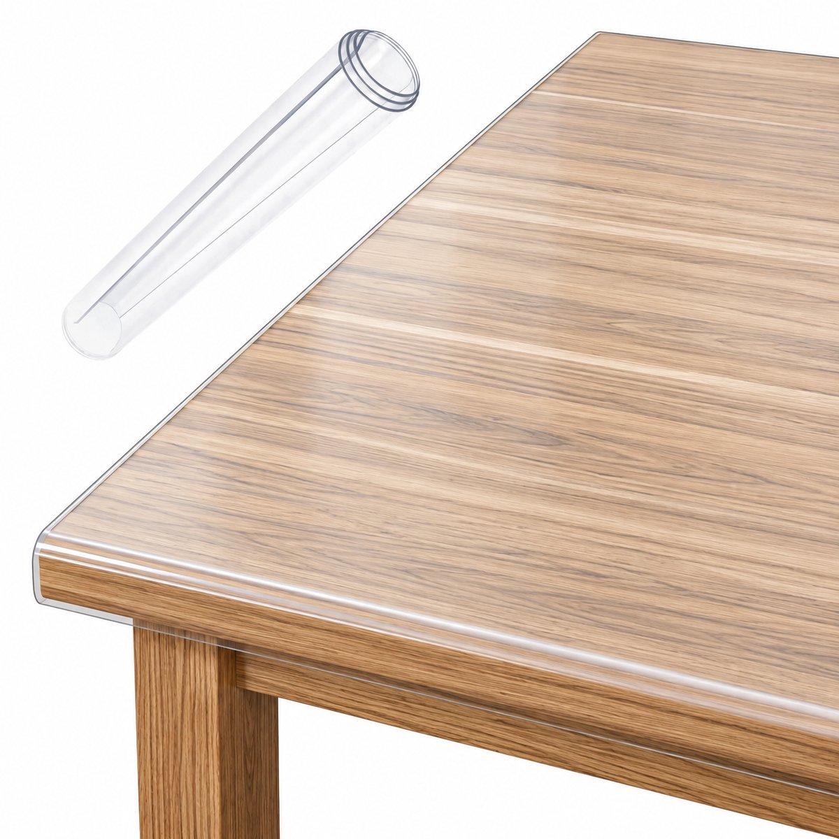Extra Dik Transparant Tafelzeil - 80x270 cm - 3mm Dik - Waterdichte Tafelbeschermer - Gemakkelijk Schoon te Maken - Tafelkleed