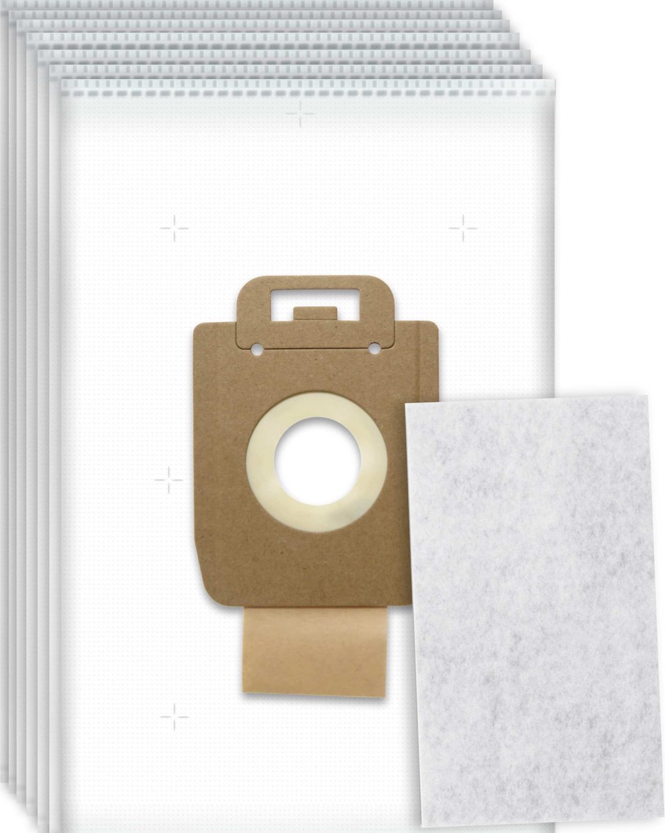 10x Dparts stofzakken geschikt voor Nilfisk Power, Select, Extreme en King stofzuiger series - stofzuigerzakken met 1 filter - stofzuigzak Allergy Special P10 P12 P20 P40 128389187