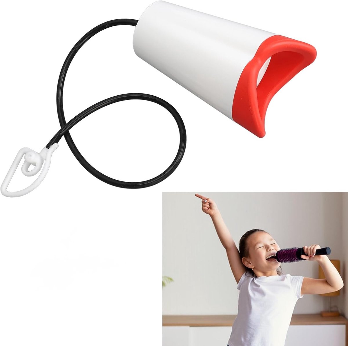 SnelShoppen - Vocal Damper voor Zang Oefeningen, Geluidsdempende Masker voor Zangers, Stressverlichting, Waterproof en Makkelijk Schoon te Maken