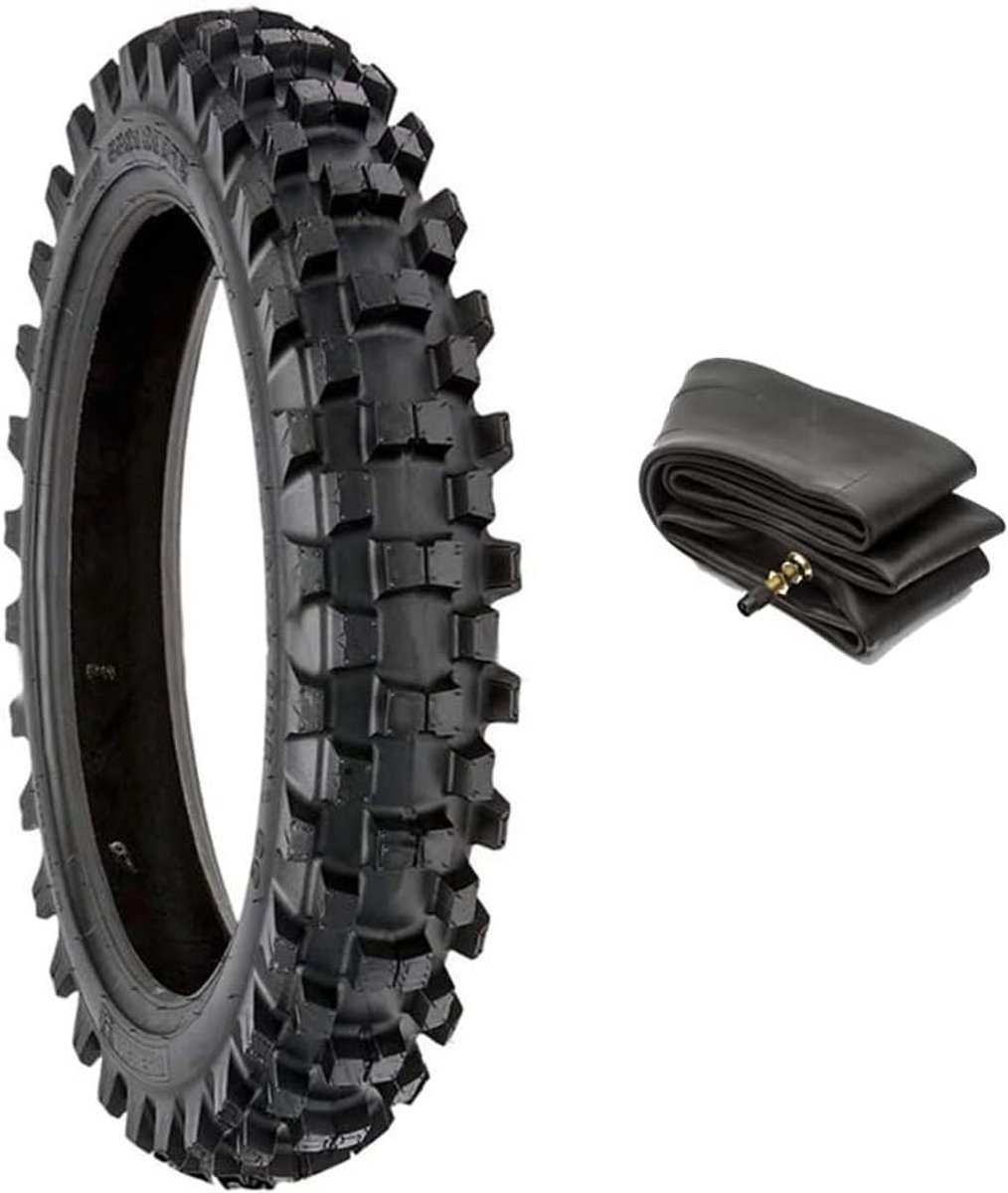 Mini Cross Banden - Minibanden Minicross - Sportief Rijden - Asymmetrisch Loopvlak - 3.00-12 Inch - Zwart