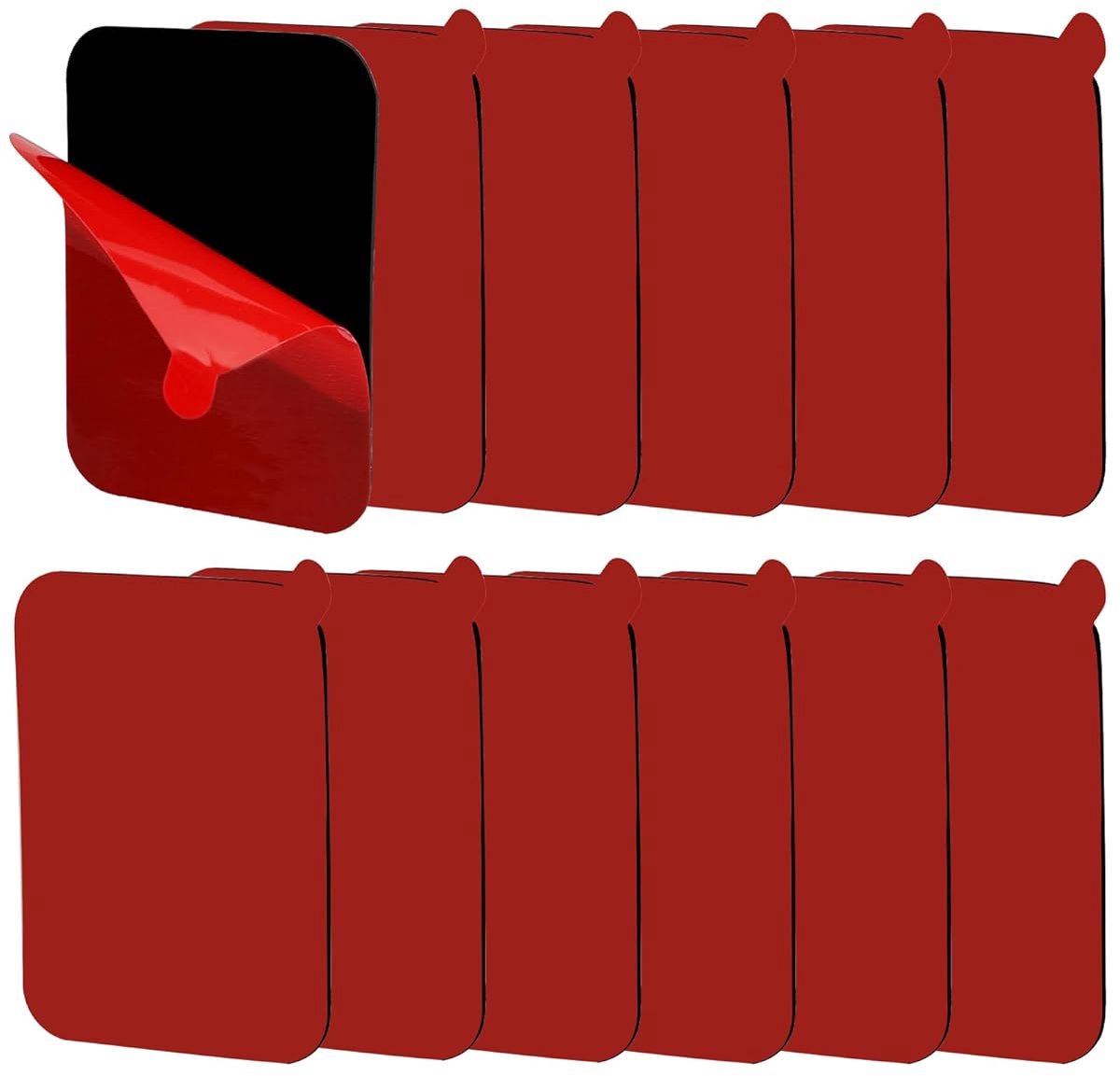 SnelShoppen - Dubbelzijdige Tape 12 Stuks, Extra Sterke Kleefpads 34×44mm, Waterdicht en Hittebestendig, Voor Auto, Thuis, Kantoor, DIY Projecten
