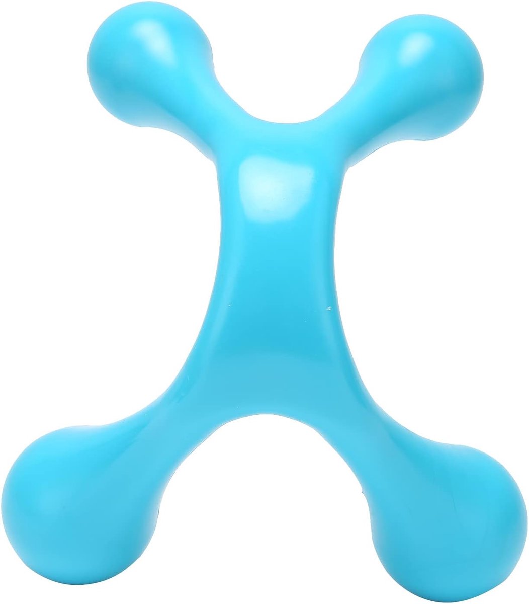 Handmatige massager - vier punten - mini formaat - stimuleert bloedcirculatie - SnelShoppen