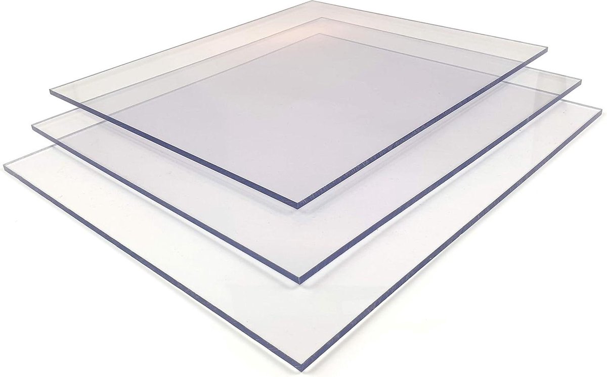 Polycarbonaat Plaat - Makrolon UV Plaat - Overkappingen Maken - Hoge Breukvastheid - 2050 x 1510 mm - Kleurloos