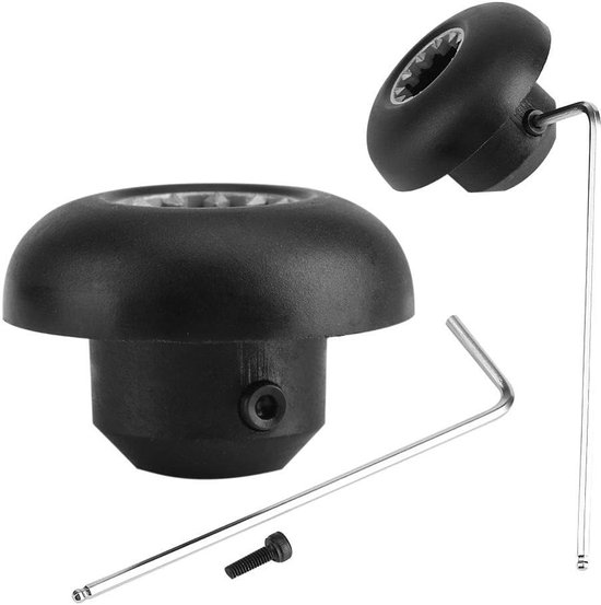 Vervangende Aandrijfas - Reserveonderdeel Mixer - Apparaat Repareren - Inclusief Inbussleutel - 3.8 x 2.5 cm - Zwart — afbeelding 3