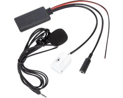 Bluetooth Adapter Module voor Auto Radio met Stereo Microfoon - Compatibel met 207, 307, 407, 308, 607, 807, 1007, C2, C3, C4, C5, C6, C8, RD4 - 12 Pin Aansluiting en Eenvoudige Installatie