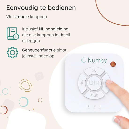 Witte Ruis Machine - Slaap Geluid - Baby Slaap - 21 Natuurlijke Geluiden - 8 x 8 x 4.2 cm — afbeelding 3