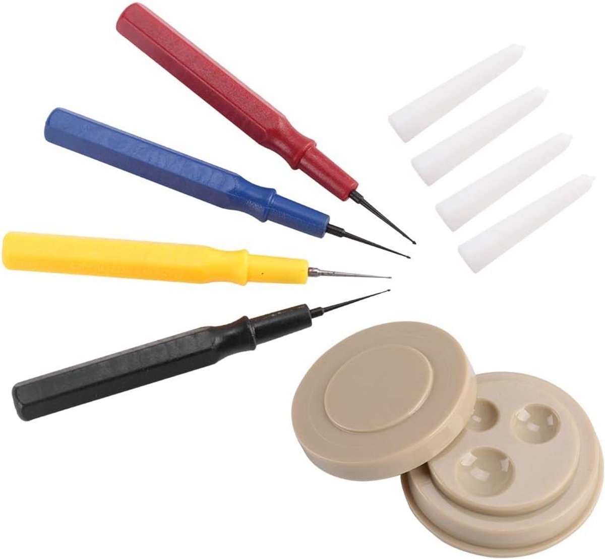 SnelShoppen - Watch Repair Kit - Complete Horloge Onderhoud Set met 4 Olie Naalden, Olie Hoofd en Olie Pen voor Horlogemaker en Klok Reparatie