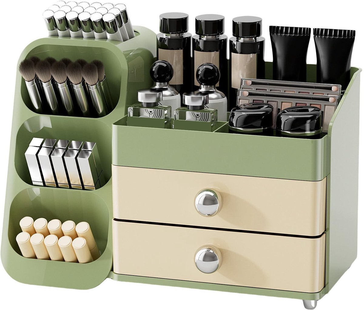 Omgoods - Multifunctionele CosmeticOrganizer met Lades, Groen