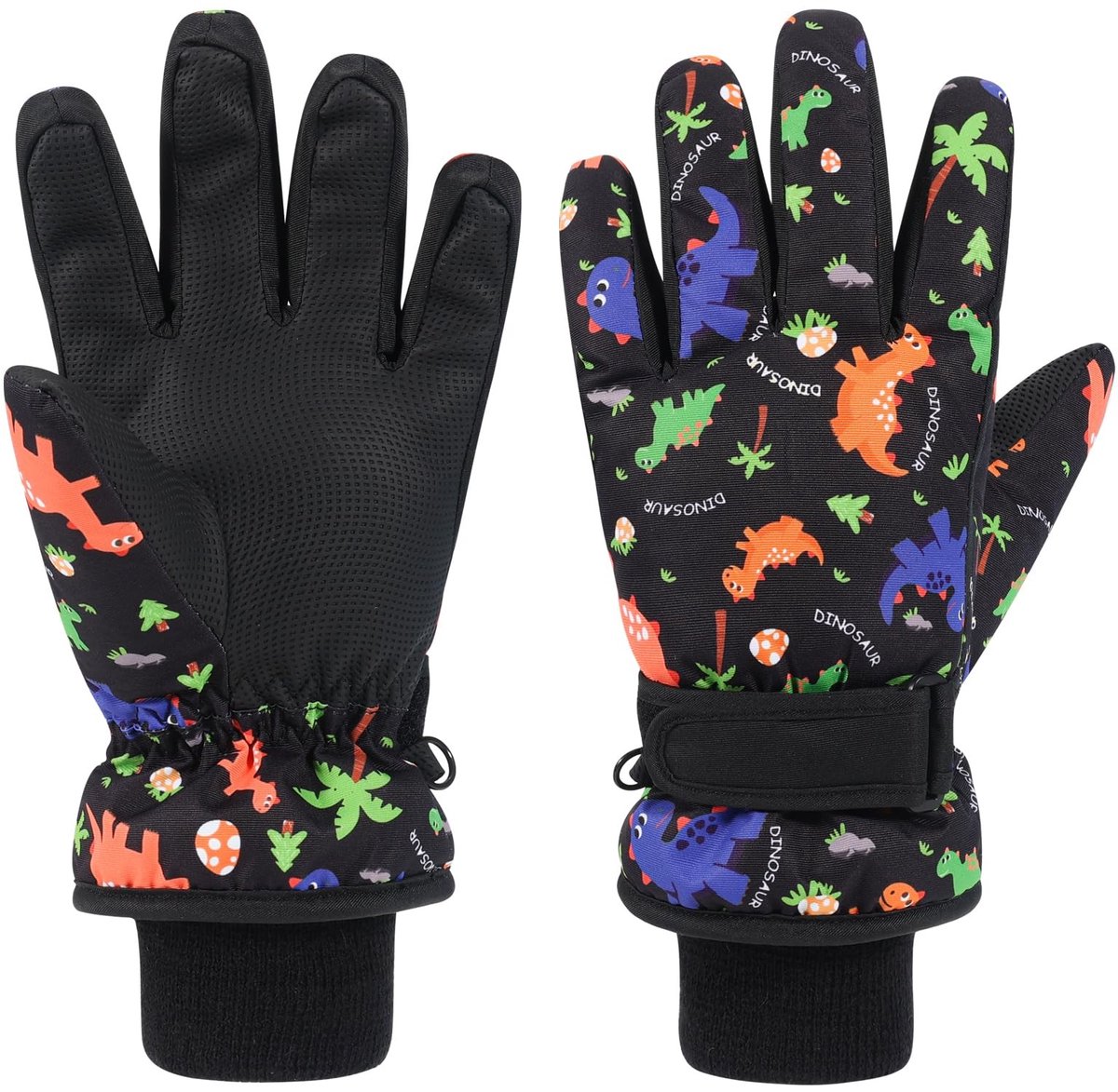 Omgoods - Kinderen Dinosaurus Patroon Ski Handschoenen