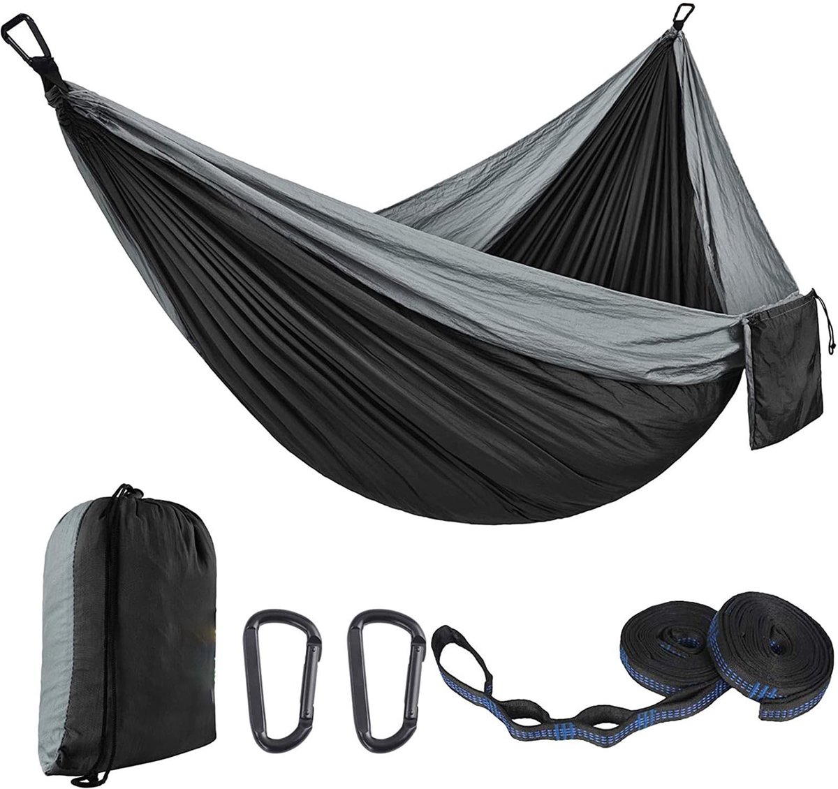 Omgoods - Camping Hangmat - Ultralicht & Compact met Hoge Sterkte Parachute Nylon