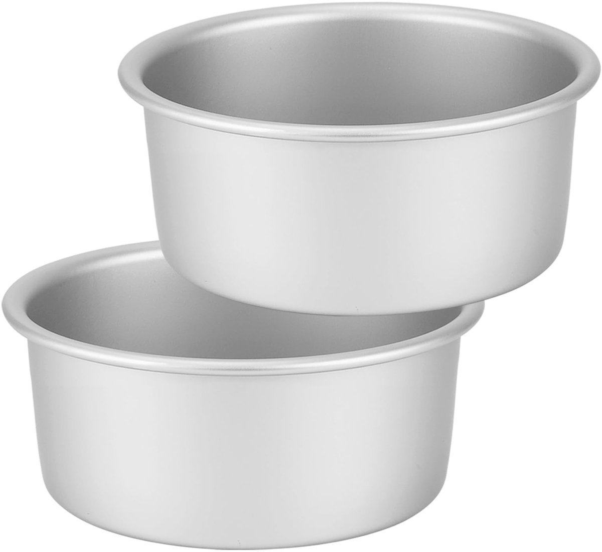 Omgoods - Set van 2 Professionele Rond Bakvormen - 17,8 cm - Aluminium