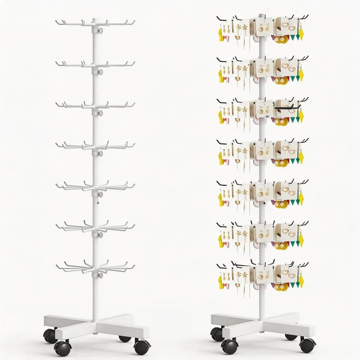 Omgoods - Draaibare Stand met 7 Niveaus voor Presentatie