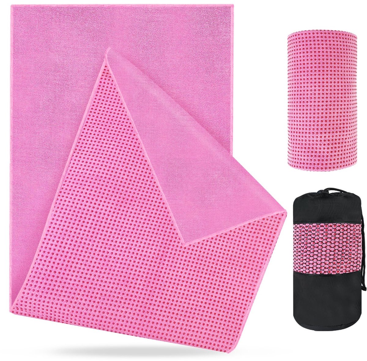 Omgoods - Microfibre Hot Yoga Handdoek - Antislip, Sneldrogend, 183 x 63 cm