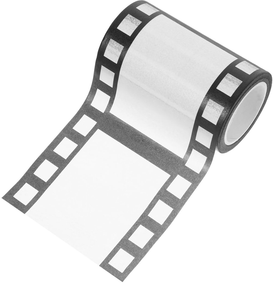 Omgoods - Decoratief Papieren Plakband met Filmstrepen voor Knutselwerk