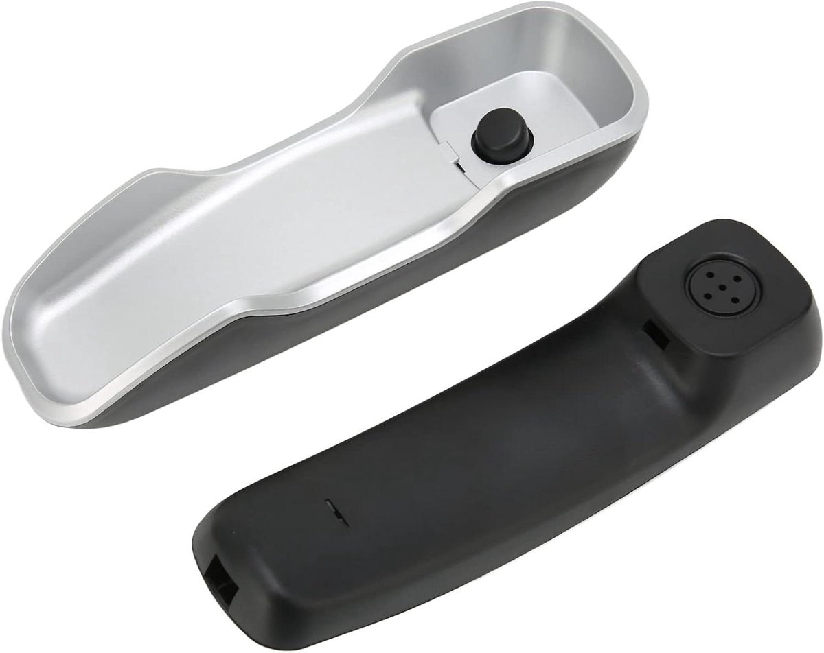 Vaste Telefoon met Snoer - Kantoortelefoon Analoge Telefoon - Thuiskantoor Gebruik - 38 Inkomende Herinneringen - 19 cm - Zilver