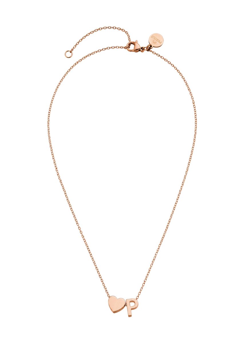 PURELEI Ketting Letter Heart P