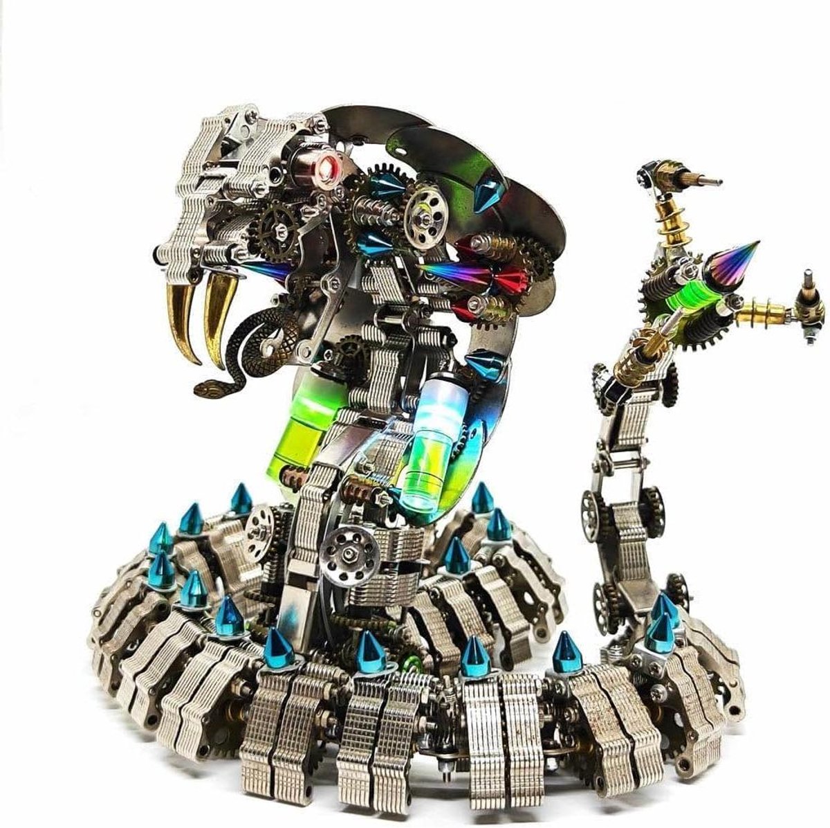 Metalen Slangen Puzzel - 3D Model Kit - Hobby Bouwen - Gedetailleerd Ontwerp - 70 cm - Metaal