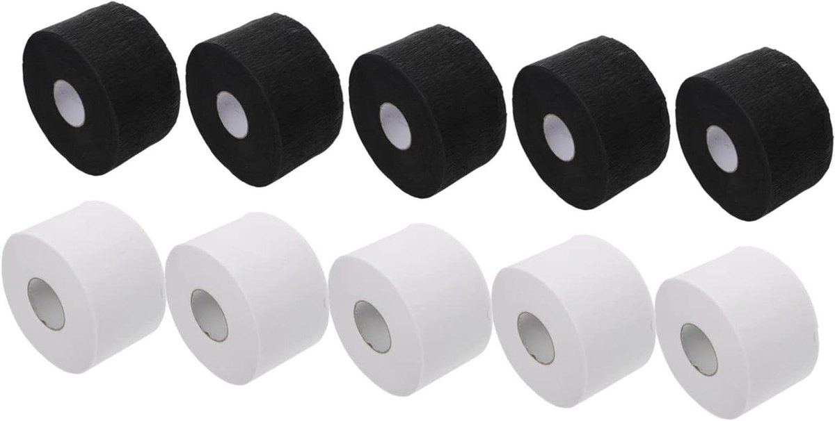 Nekstrips Kappers - Nekpapier Barber - Haarknippen Beschermen - Professioneel Rekbaar Papier - 10 Rollen - Wit