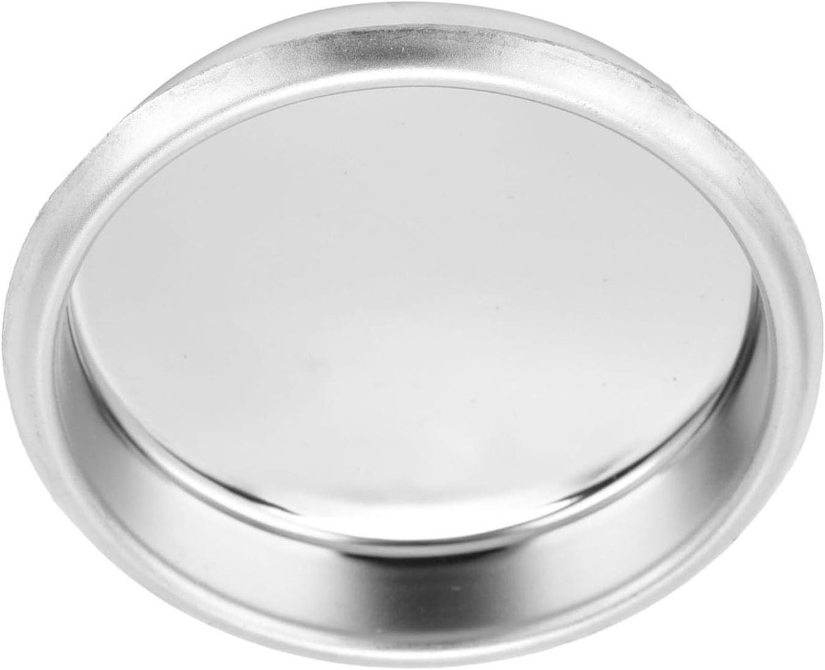 Terugspoelschijf Koffiemachine - Blindfilter Espresso - Espresso Reinigen - Drukontlasting Terugspoelen - 54 mm - Zilver