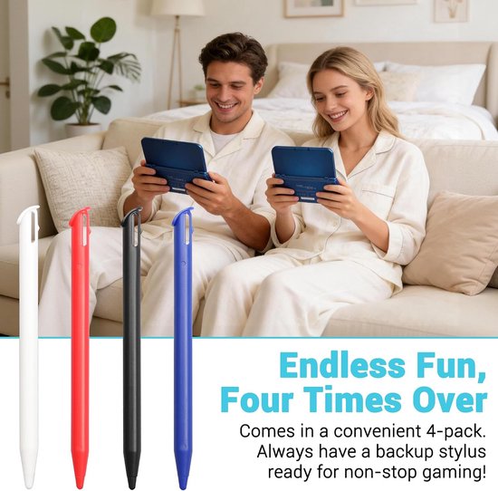 Nieuwe 3DS XL Stylus Pen, 4 in 1 Touch Styli Pen Set, Multi Kleur — afbeelding 5