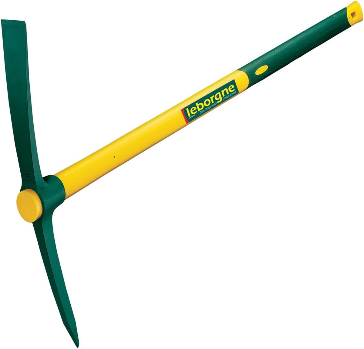 SnelShoppen - Patio Dak Rond 2 kg met Novamax Handvat Geel - Tuin Gereedschap, Lichtgewicht, Ideaal voor Tuin, Camping, Feesten, 55 cm Hoog, 6 cm Bree