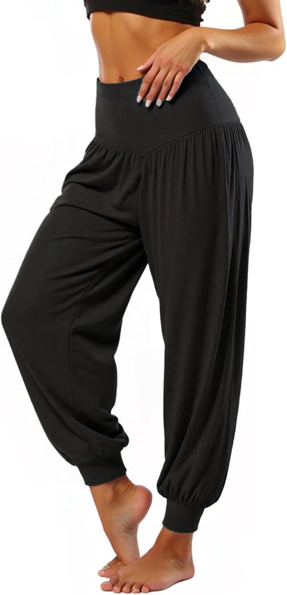 Harembroek voor dames, zomer, lange modale, pilates, baggy broek, yogabroek, workout, sport, joggen, dans