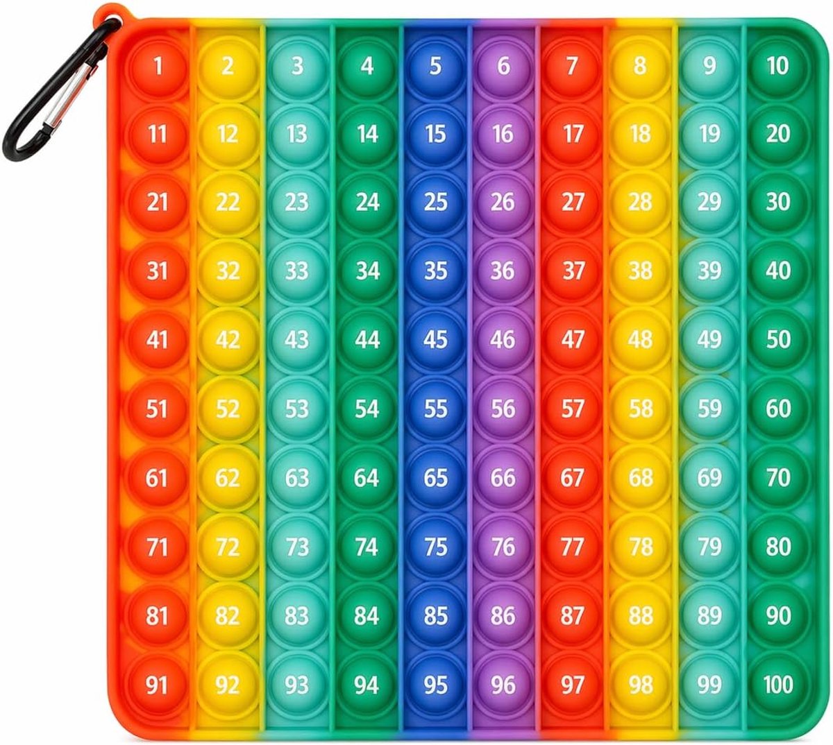 Bubble Fidget 20 x 20 cm, Stressverminderend Speelgoed voor Kinderen en Studenten, Educatief Bubbel Speelgoed