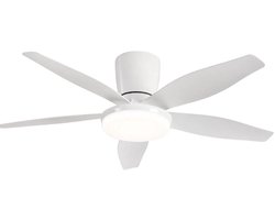 Plafondlamp - ventilator lamp - 3 bladig - 6 snelheden - afstandsbediening - dimbare LED kroonluchter - Woonkamer - Slaapkamer - eetkamer