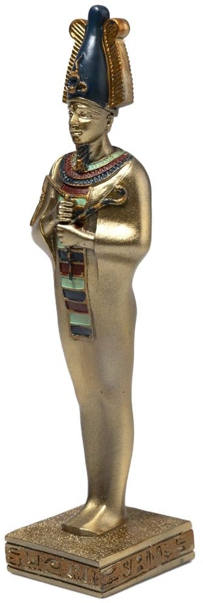 SnelShoppen - Lachineuse Beeldje Osiris 20 cm - Egyptische God - Oude Decoratie Standbeeld - Egyptisch Object - Farao Buste - Origineel Cadeau-idee -