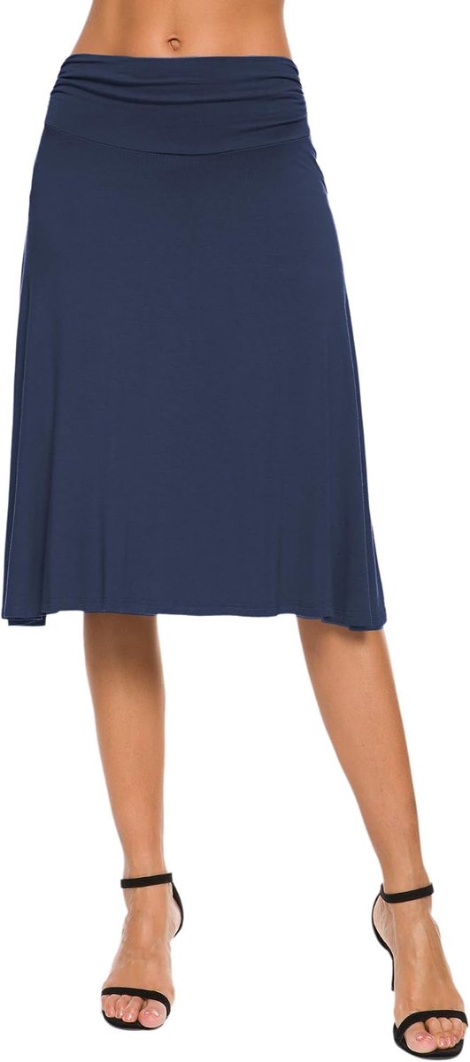 Rokken Fold-Over Taille Flared A-lijn Yoga Rok