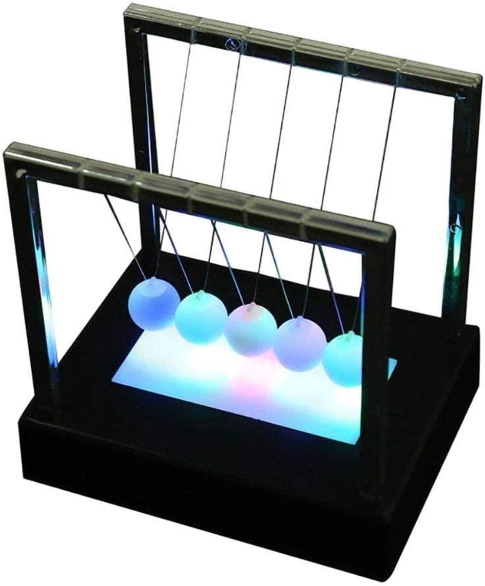 Newton's Cradle, Newton's Laws with Swinging Balls, Physics Science Pendulum Balls Desk for Office Physics Teacher