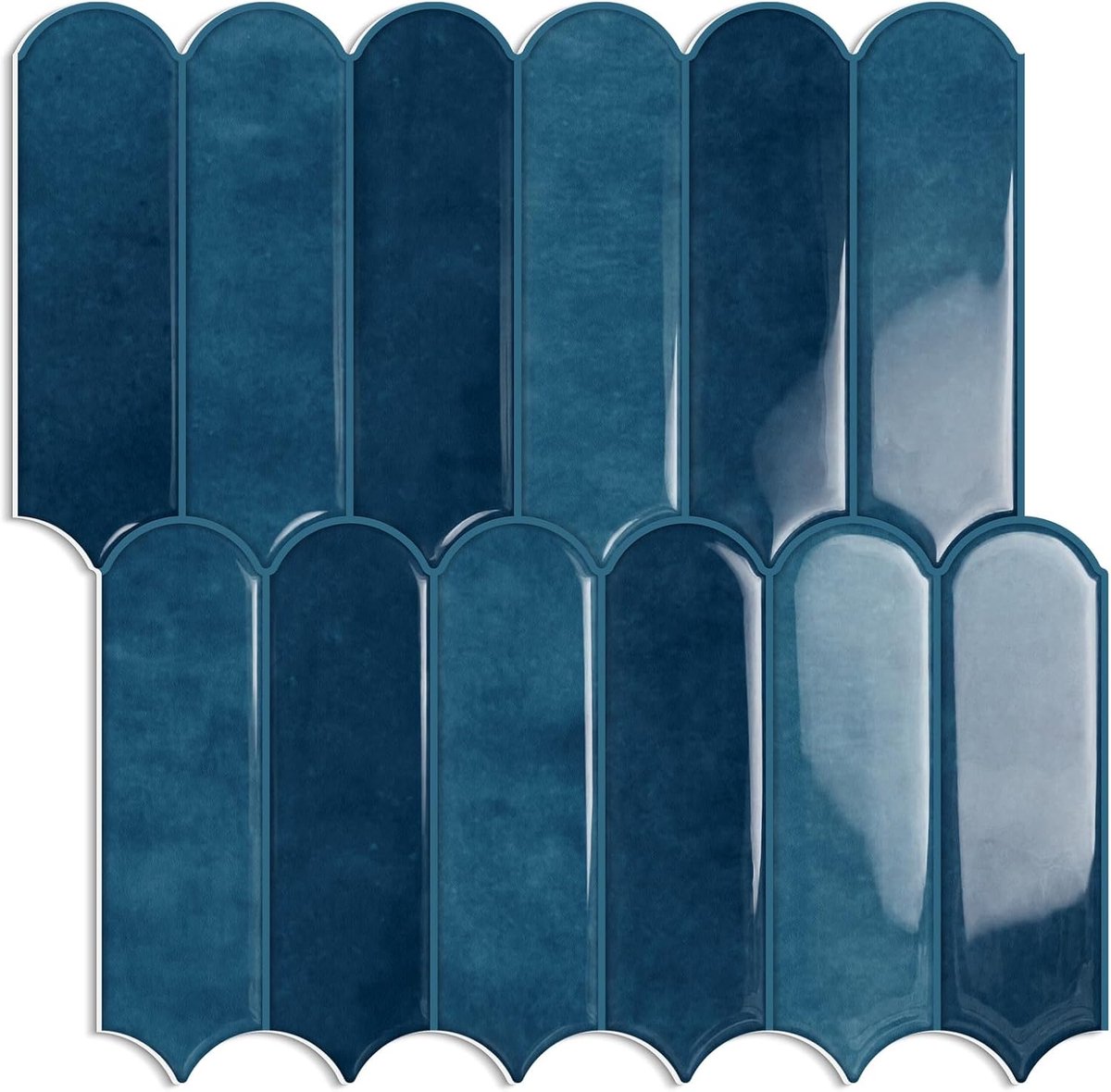 Plaktegels Keuken Zelfklevende Wandtegels Tegels 10 Vellen | Blauw,Mintgroen,Wand,Muur,30.5 x 30.5 cm