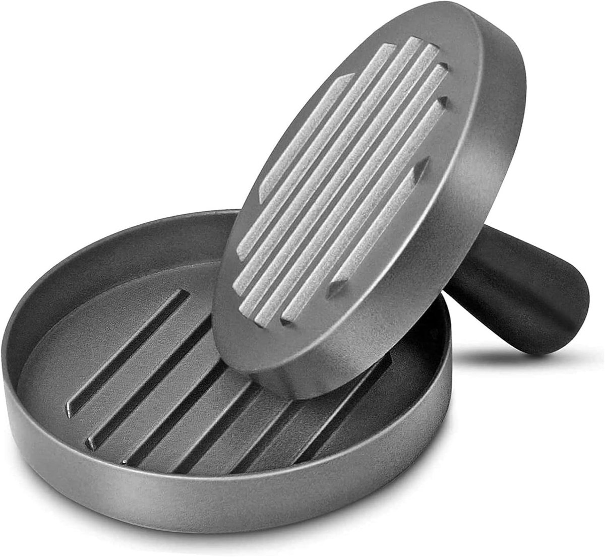 Burger Patty Maker Mould - Gietaluminium - Antiaanbaklaag - Maak snel perfecte burgers - ShopVlot
