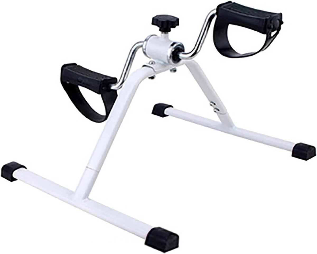 Fiets Trainer - Mini Hometrainer - Revalidatie Training - Verstelbare Weerstand - Compact Formaat - Zwart
