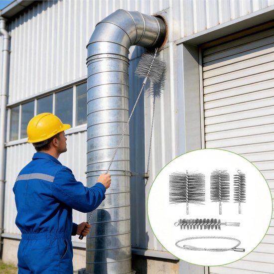 5 stuks ovenpijpborstels reinigingsset — afbeelding 4