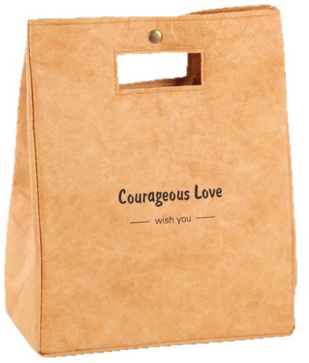 Lunchtas - 24 x 13 x 31 cm – Geïsoleerde tas – Draagbare lunchtas – Opbergtas – Thermotas – Handtas – Minimalistisch – Draagbaar – Grote inhoud – Geschikt voor dagelijks woon-werkverkeer, studenten, kantoormedewerkers, picknicks, enz.