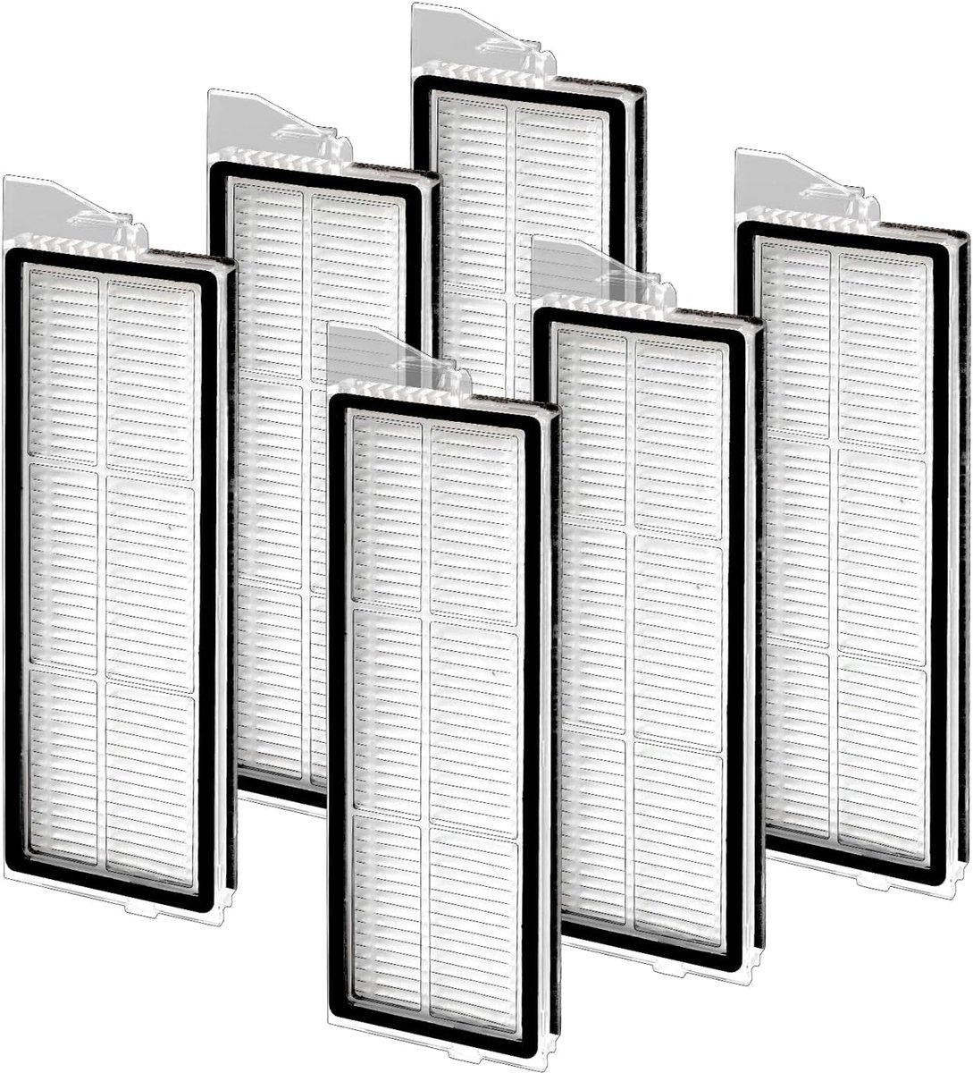 (6 Stuks) HEPA-filters Compatibel met Roborock S8 MaxV Ultra/ S8 Max Ultra Robotstofzuiger, Vervangende Onderdelenfilters, 6 Filters