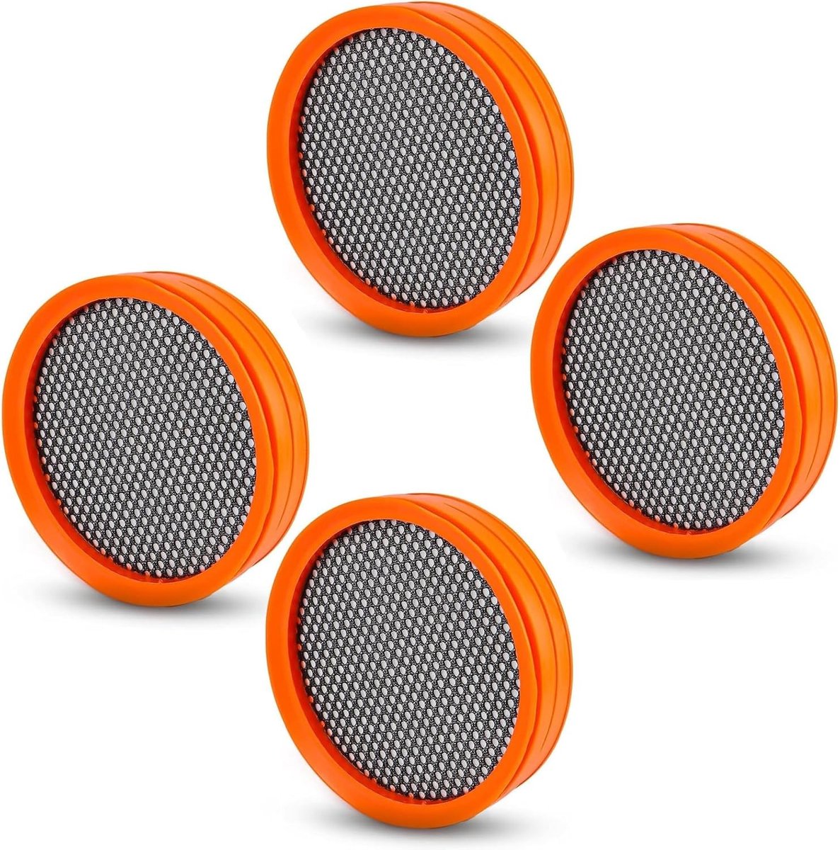 Set van 4 Vervangfilters voor Draadloze Stofzuigers - Geschikt voor SpeedPro en Aqua, Filteraccessoires voor Diverse Modellen