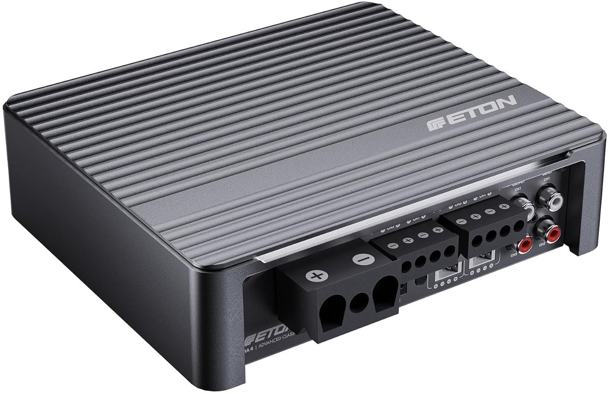 Versterker 4-kanaals - compacte digitale mini-eindversterker - 4 x 105 W - ideaal voor auto's en campers - ShopVlot