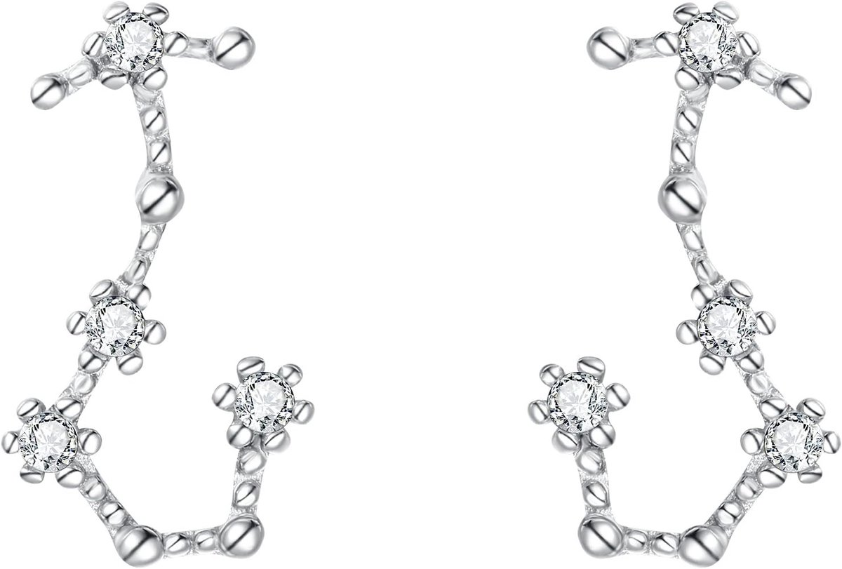 925 Sterling Silver Round Zirkonia