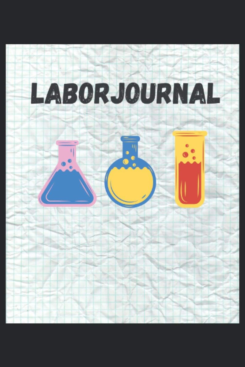 Laborbuch für Chemiker | Projekte Dokumentieren | Laborjournal | Labor Notizbuch | Labor-Buch Phyisk Labor | Labor Tagebuch | Geschenk