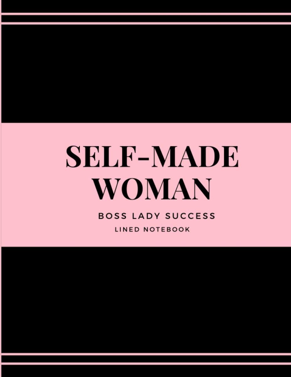 Woman: Boss Lady Success Lined Notebook